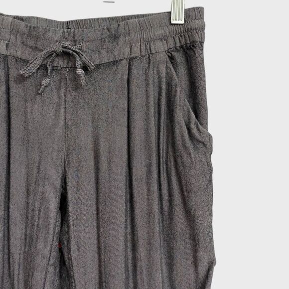 Aritzia Talula Los Feliz Rayon Jogger Pants Size S Grey Pockets Elastic Waist - Picture 5 of 16